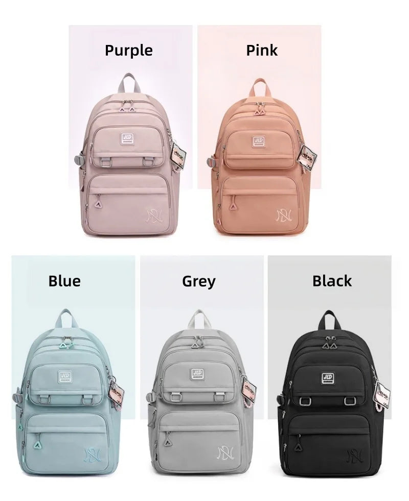 School Bag for Students Large Capacity Secondary School Pupils Backpack Lightweight Reduces Burden and Stress
