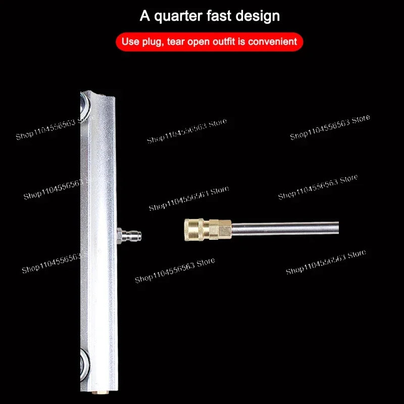 Heavy-Duty Pressure Washer, 53CM Spray Bar with 7 Nozzles for Driveway and Floor Cleaning