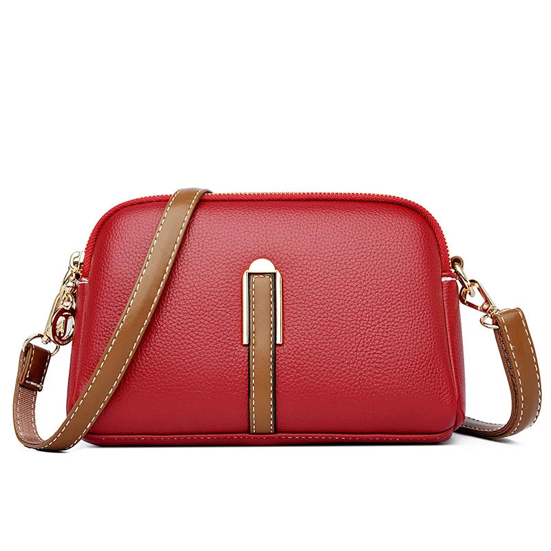 Women's bag 2025 new spring/summer shell bag, simple shoulder bag, zero wallet texture, western-style crossbody small bag