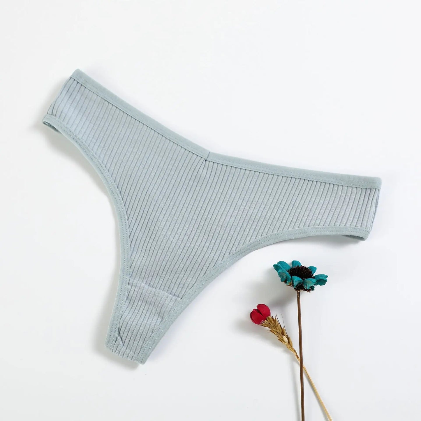 Ladies thong cotton comfortable underwear sexy panties low waist young girl thong solid color  lingerie shorts Woman clothes