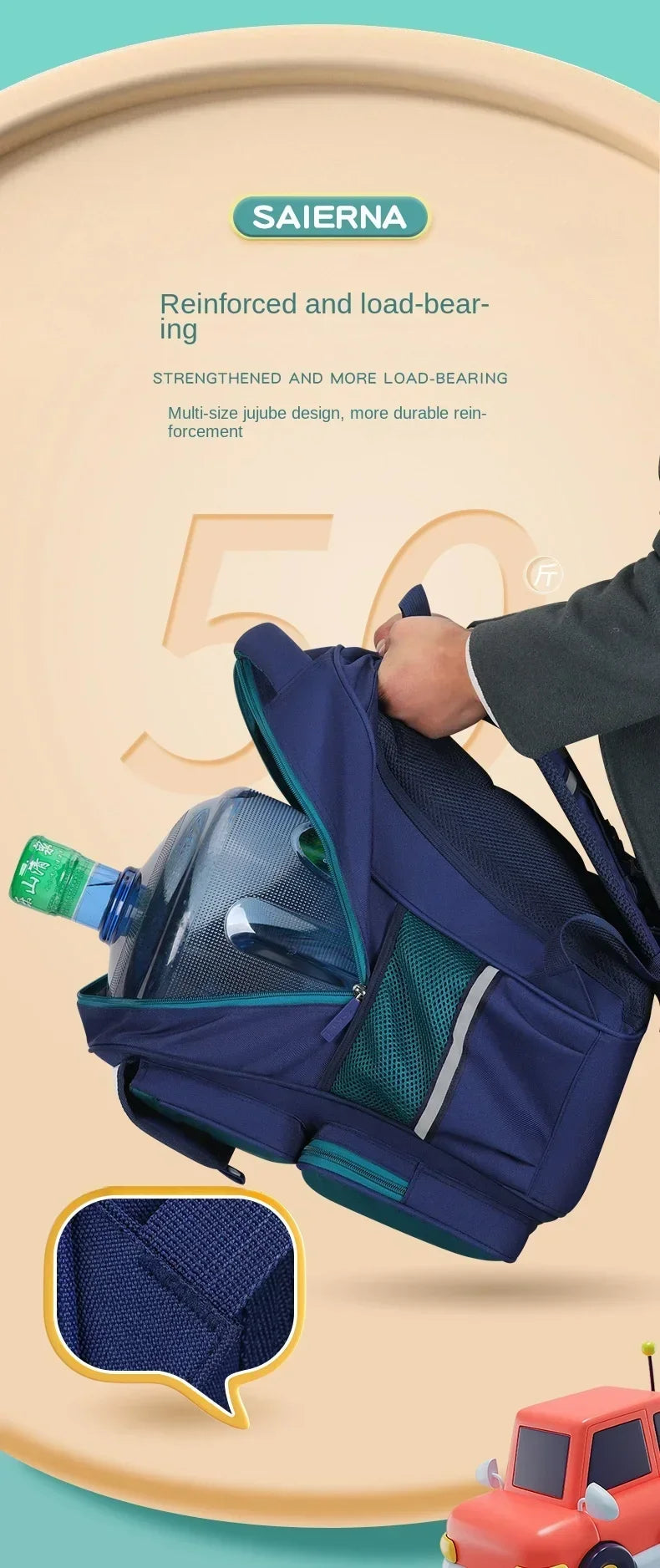 Childrens Schoolbag Fashion New Boys Girls Student Primary School Schoolbag Kids Waterproof Childrens Shoulder Bag Schoolbag