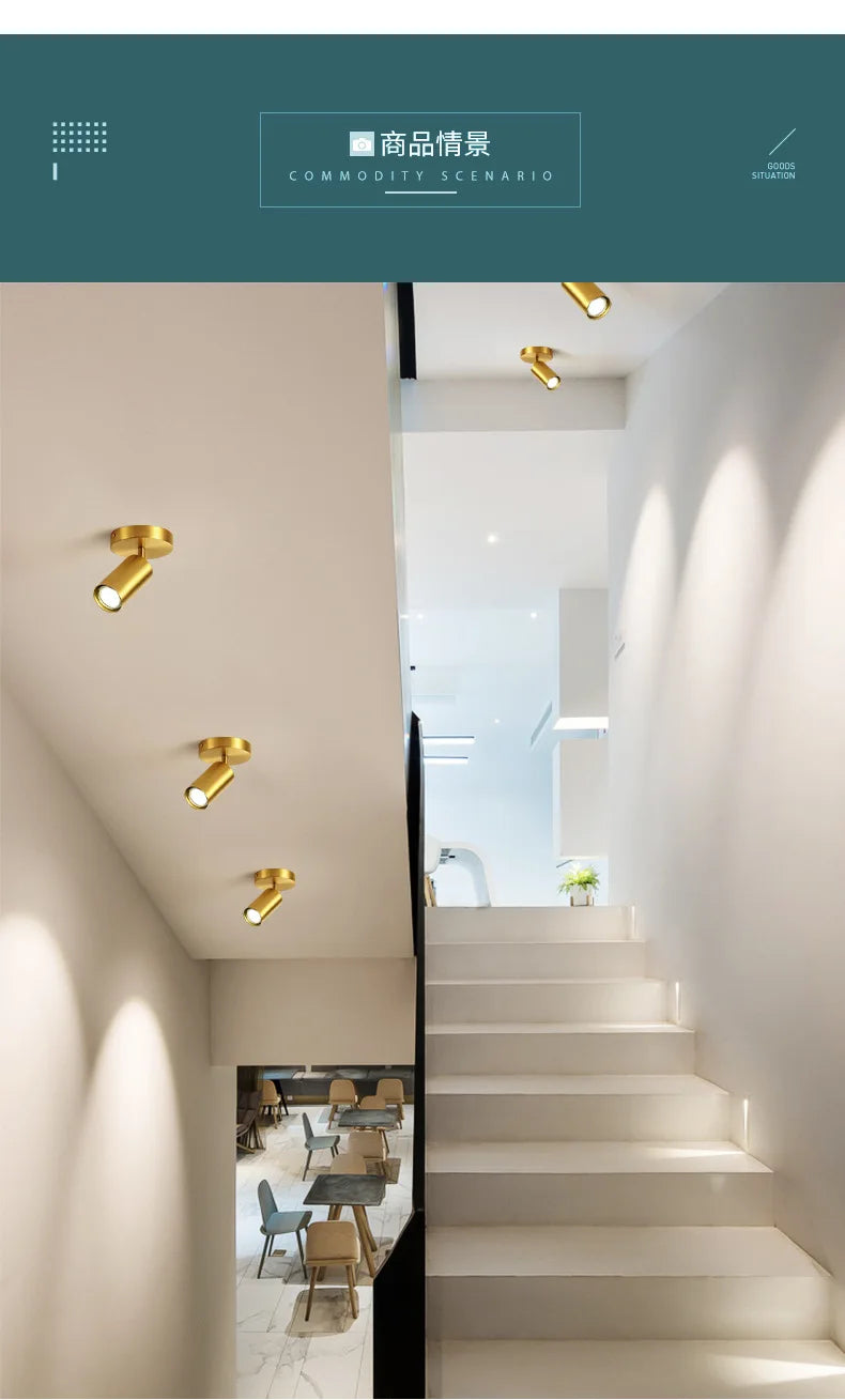 Modern Led Ceiling Light Long Spotlight Fixture Living Room Shop Restaurant Kitchen Dining Room Lighting Home Decor Chandeliers
