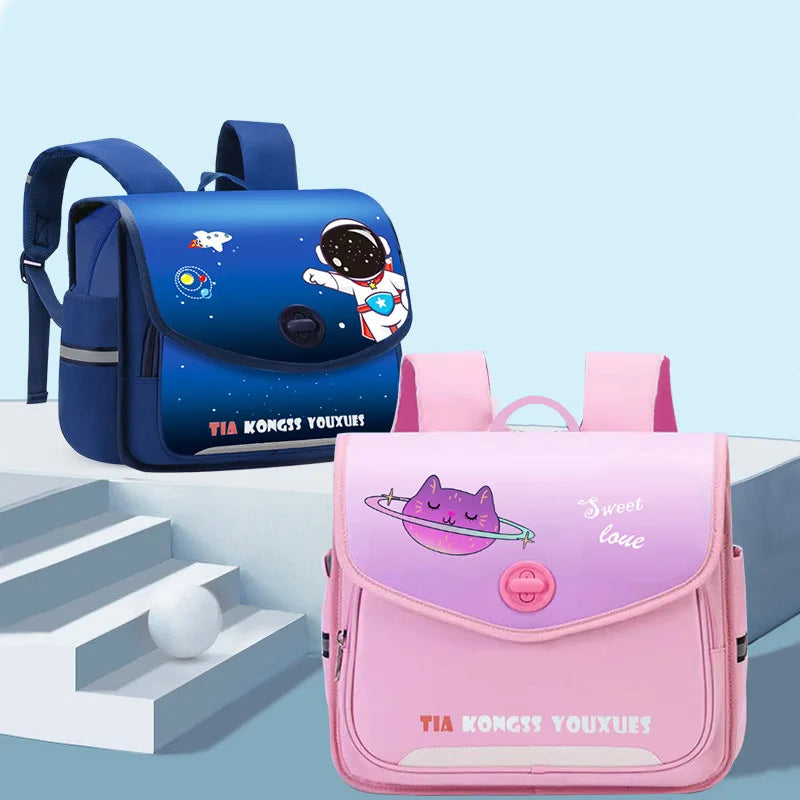 Primary Students Schoolbag Boys Girls Kawaii Backpack Children School Bags Nylon School Backpack Fashion Horizontal Book Bag