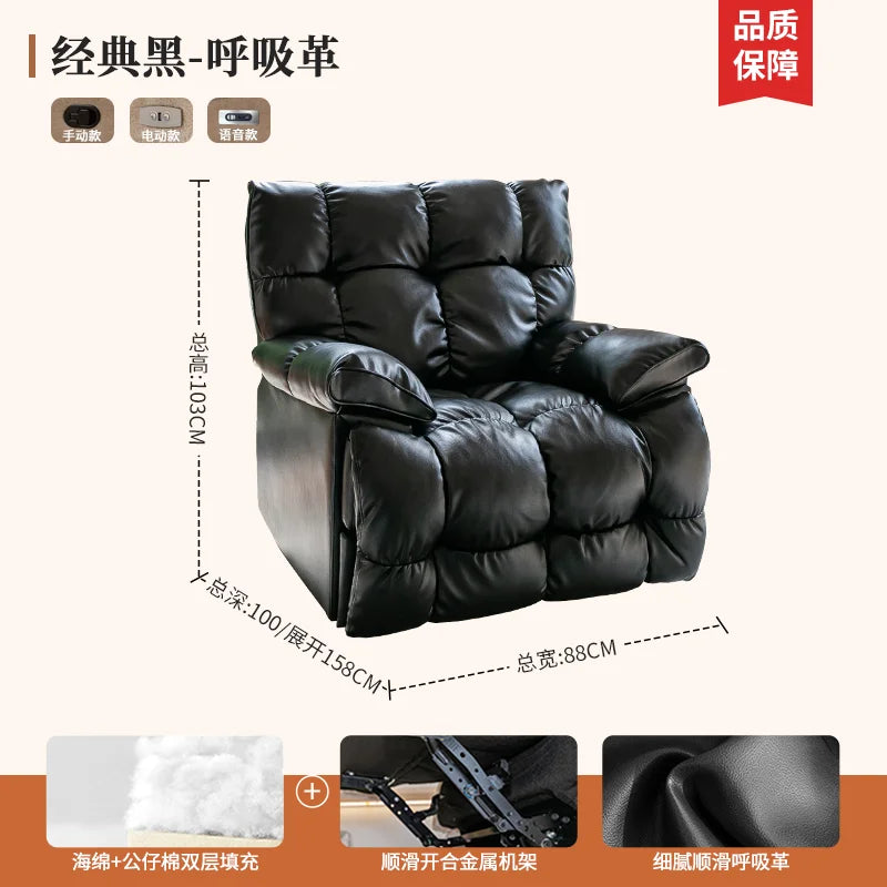Recliner Europe Living Room Sofas Comfortable Adults Minimalist Design Sofa Cinema Lounge Muebles Para Habitacion Furnitures