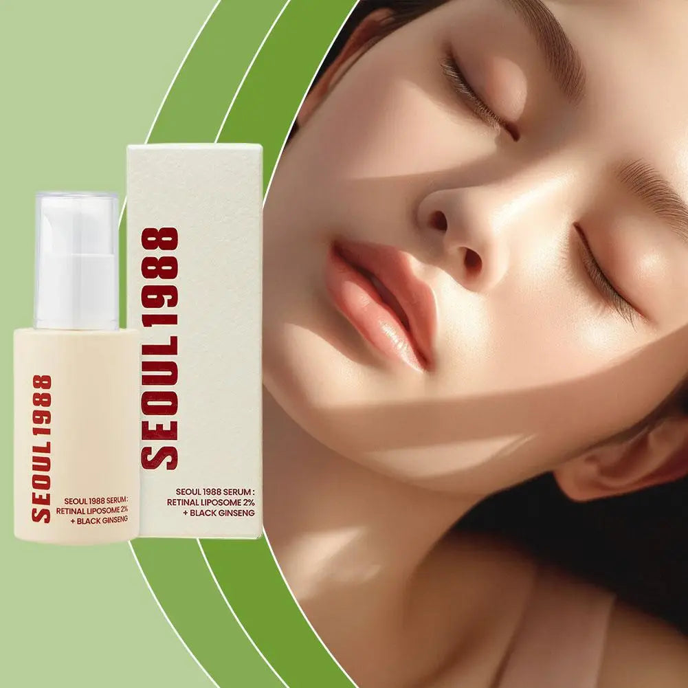 Seoul 1988 Moisturizing Eye Cream Niacinamide Retinoic Acid Ginseng Essence Firm Cream Lighten Fine Lines Deep Care Essence Set