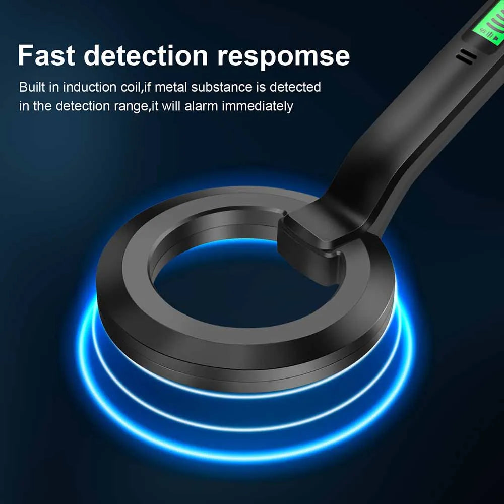 Metal Detector Gold Silver Detector Gold Search Treasure Getector Gold Finder 360 Degree Handheld Alarm Coil Metal Detect Tool