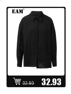[EAM] Women Black Mesh Irregular Fish Spliced Big Size Blazer New Lapel Long Sleeve Jacket Fashion Spring Autumn 2026 CPG2902