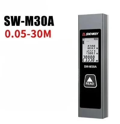 Mini Metal Laser Distance Meter 40M 50M 60M 100M IN FT M Tape Measure Trena Lazer Rangefinders OLED Display Construction Tools