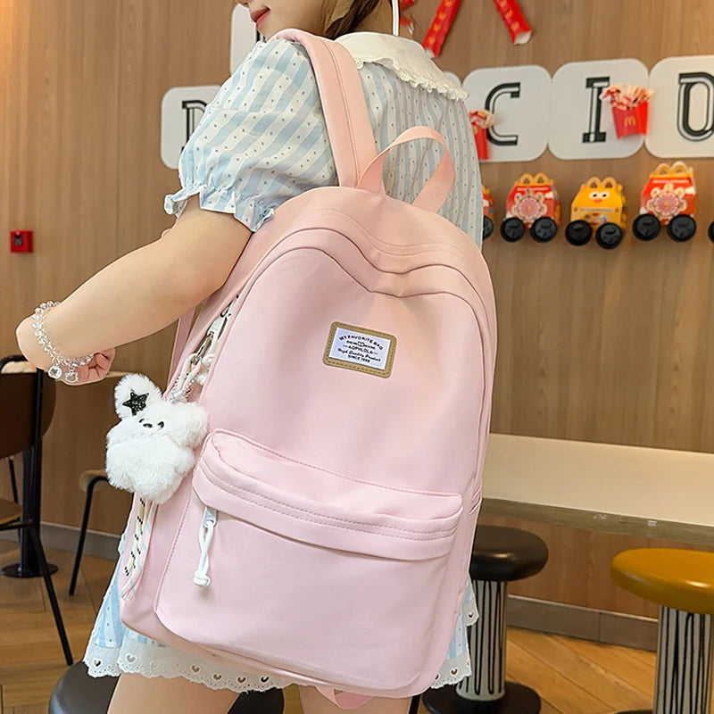 2026 New High Quality nylon Backpacks School Book Bags for Teenage Girls Boys Female College Men Laptop BagPack Casual Backpack