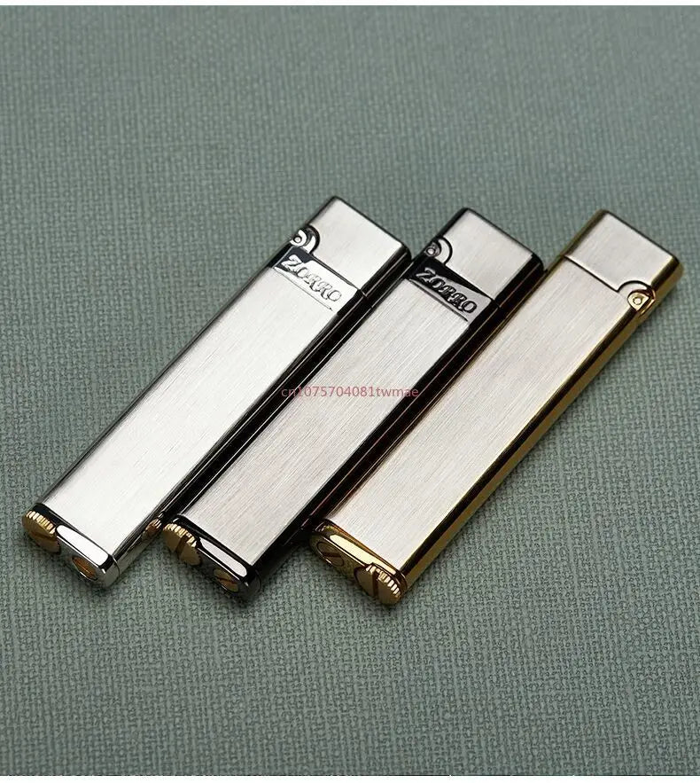 ZORRO High-end Kerosene Lighter Mini Metal Cigarette Lighter Windproof Lighter Portable Open Flame Lighter Gifts for Boyfriend