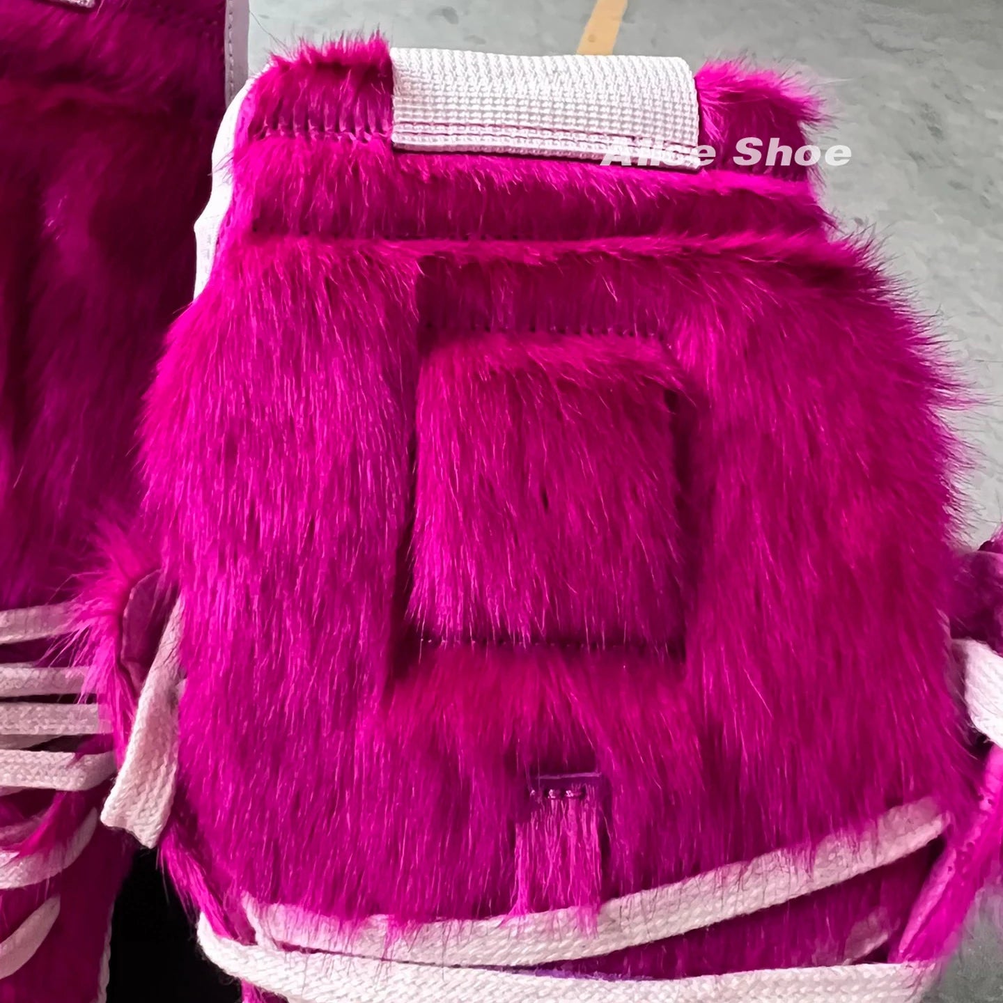 Outdoor Designer Women Ankle Boot Horse Fur Casual Men Sneaker Leather High Top Geobasket Rose Red Zipper Platform Street Shoe