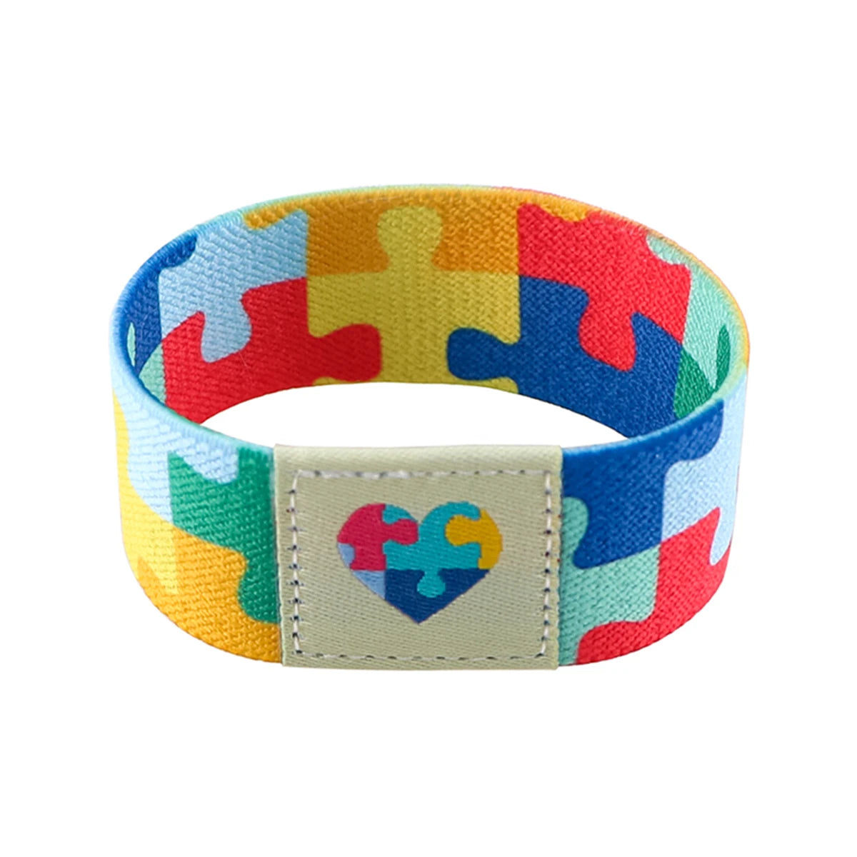 Autism Awareness Stretch Wristband Bracelet Flexible Wrist Band Cuff Bracelet Sports Casual Bangle For Collection Gifts
