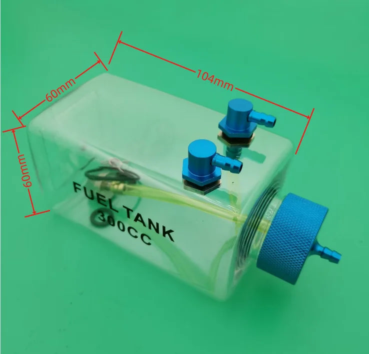 RC Plane Fuel Tank Transparent Plastic 300ML 400ML 500ML 750ML 1000ML 1600ML For Gas oil turbine jet or gasoline Airplane Model