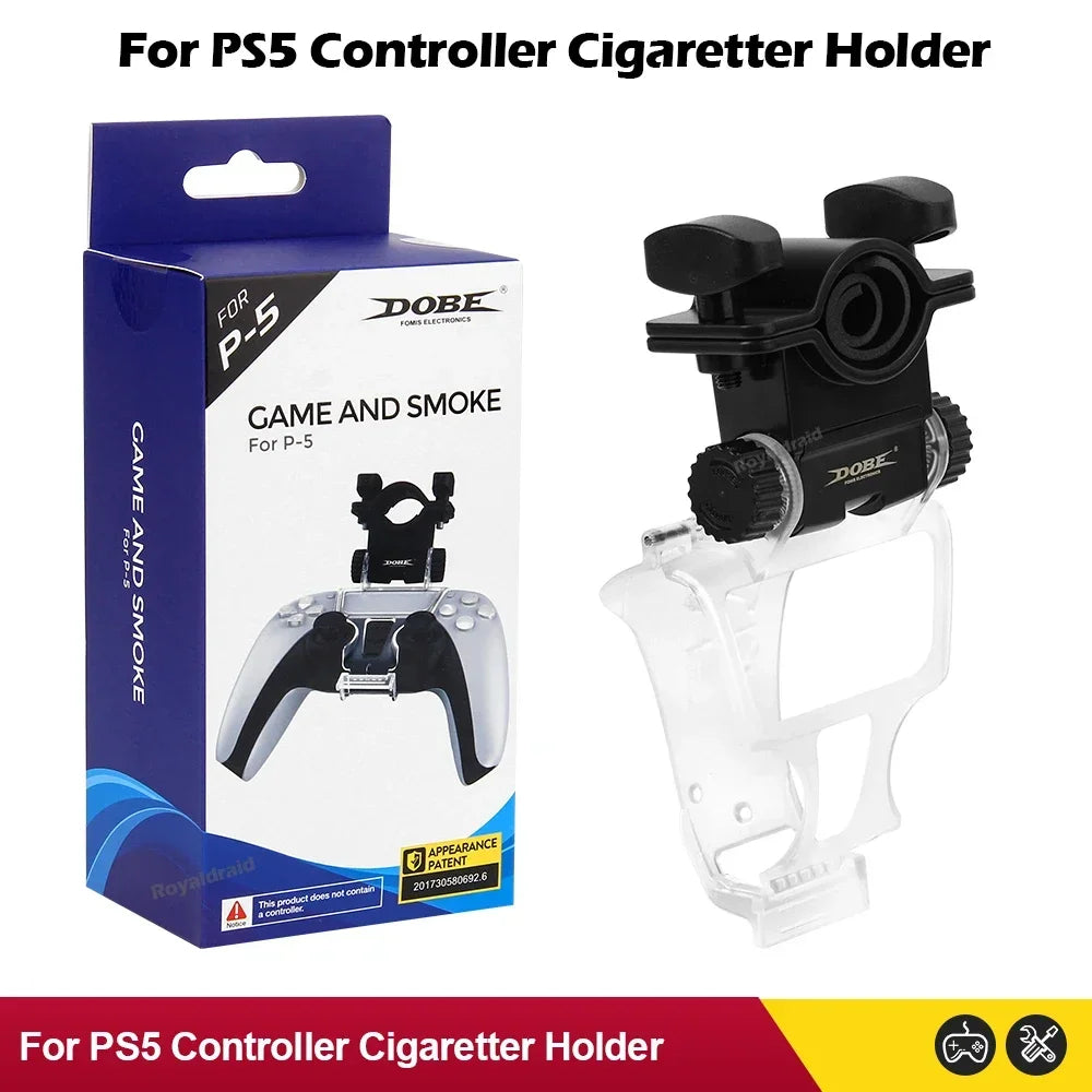 For PS5 Hookah Hose Holder Shisha Aluminum Handle Holder For Playstation5 Game Controller Chicha Narguile Water Smoking Accessor