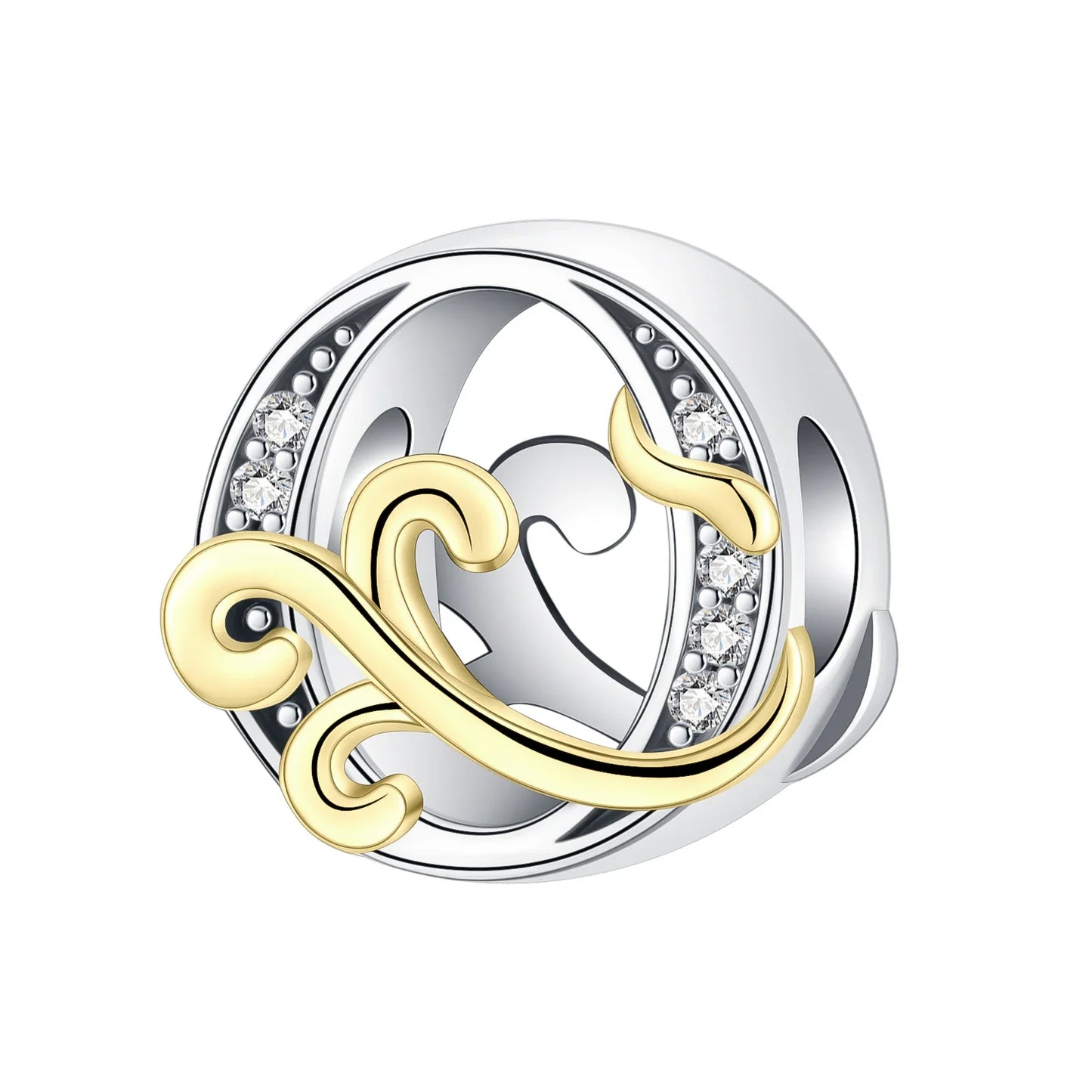 925 Sterling Silver Full series of A-Z letters pendant Charms For Original  Bracelet Charm Necklace Diy Female Jewelry