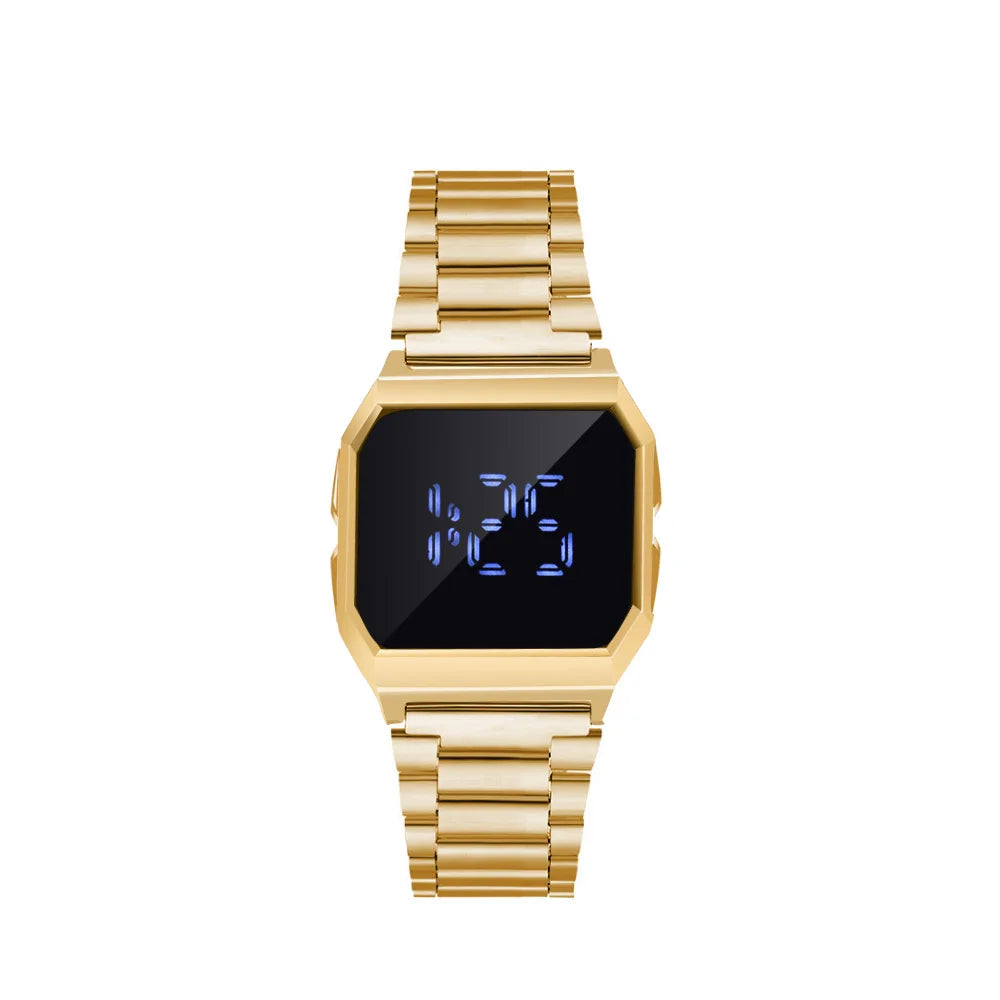 Touch Digital Watch for Men LED Date Fashion Military Ladies Watches Stainless Steel Army Electronic Men Clock Reloj Militar