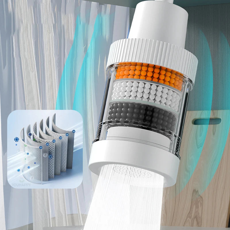 360° Rotation Water Faucet Filter Household Cartridge Carbon Filter Mini Kitchen Tap Water Clean Purifier Filter Filtration