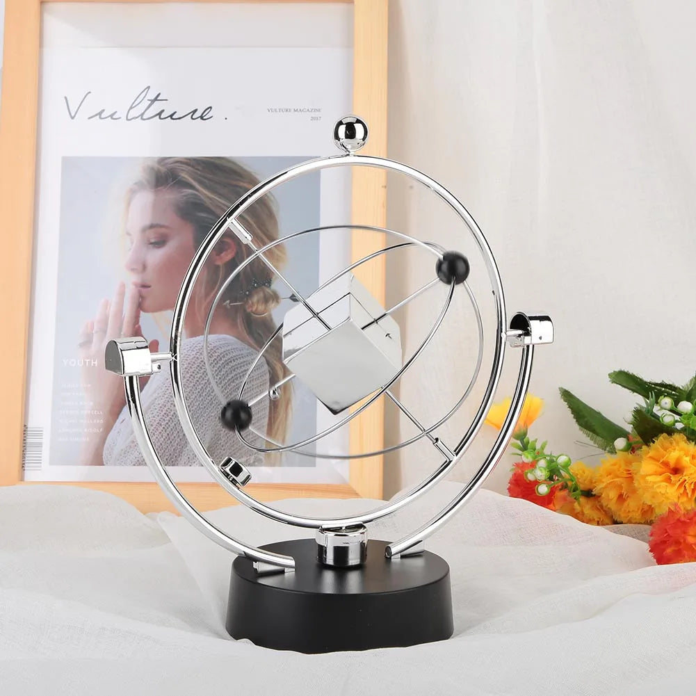 Newton Pendulum Ball Balance Ball Rotating Perpetual Motion Physical Science Pendulum Toy Physics Tumbler Craft Home Decoration