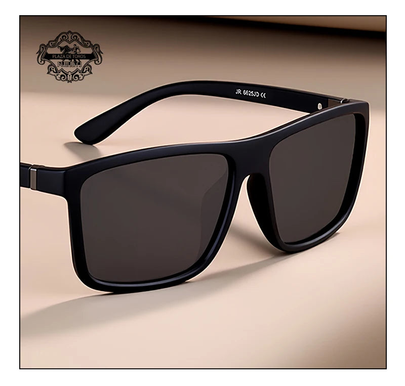 Classic Square Polarized Sunglasses Men Women Retro Black Sun Glasses Male Female Fashion Summer Anti Glare Driving Shades UV400