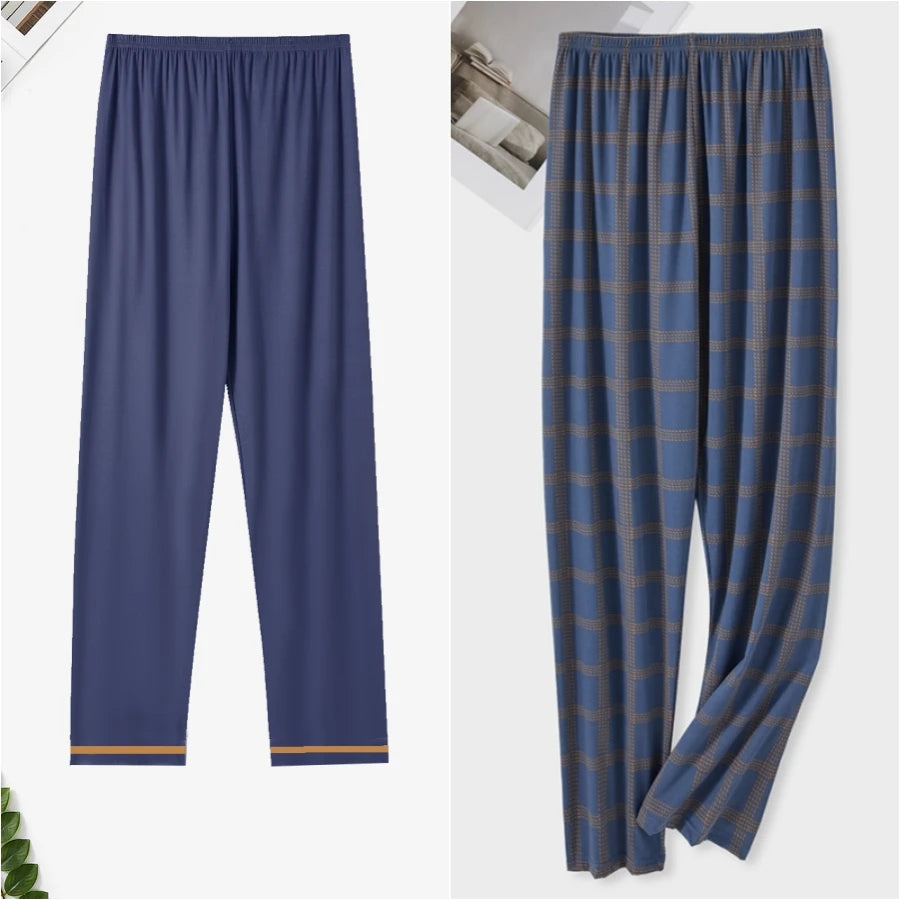 Pajama Pants Men's Spring and Autumn Loose Casual Trousers Home Pants Men's Home Pants Can Be Worn Outside