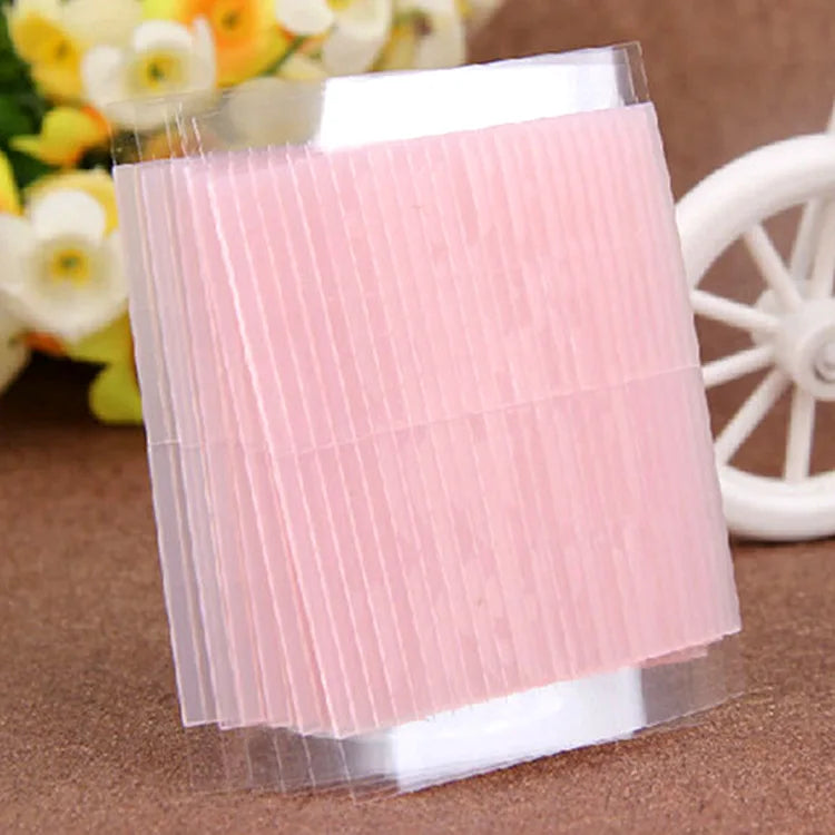 520Pcs/10Sheets Invisible Double Eyelid Tape Self-Adhesive Transparent Pink Eyelid Stickers Waterproof Fiber Stickers For Eyelid