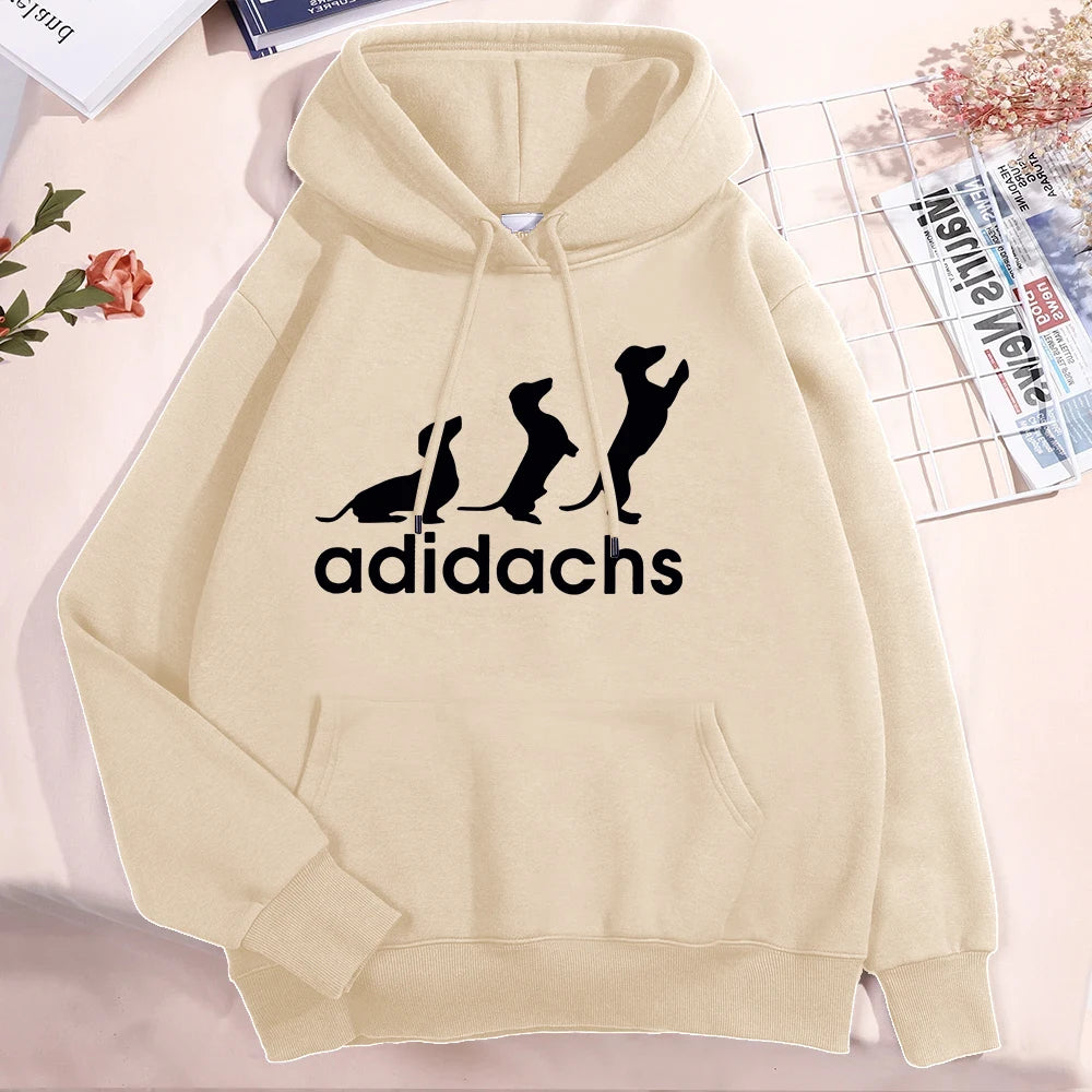New Dachshund Dog Lover Printed Pullover Fashion Women Men Hoodies Dachshund Long Sleeve Casual Hooded Sweatshirt