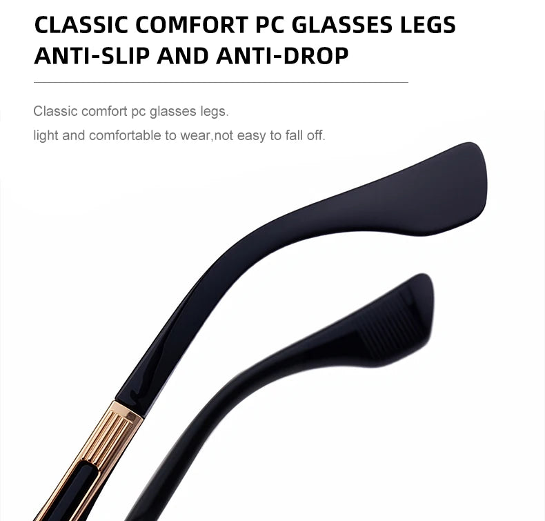 Retro Polarized Square Punk Sunglasses Men 2026 Luxury Brand Designer Classic Driving Shield Sun Glasses for Male Shades UV400