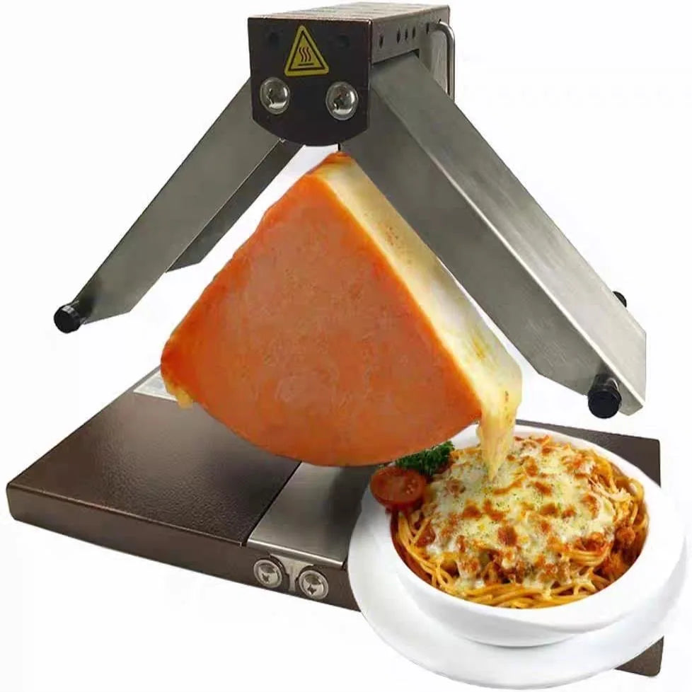 Semi-circle Triangle Cheese Electric Melting Machine - Commercial Dry Cheese Heating Machine for Western Restaurants and Cafés