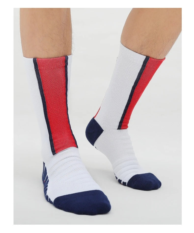 Football Socks For Football Stars Men's Special Anti Slip Thick Towel Bottom Midsole Practical Sweat Absorbing Sports