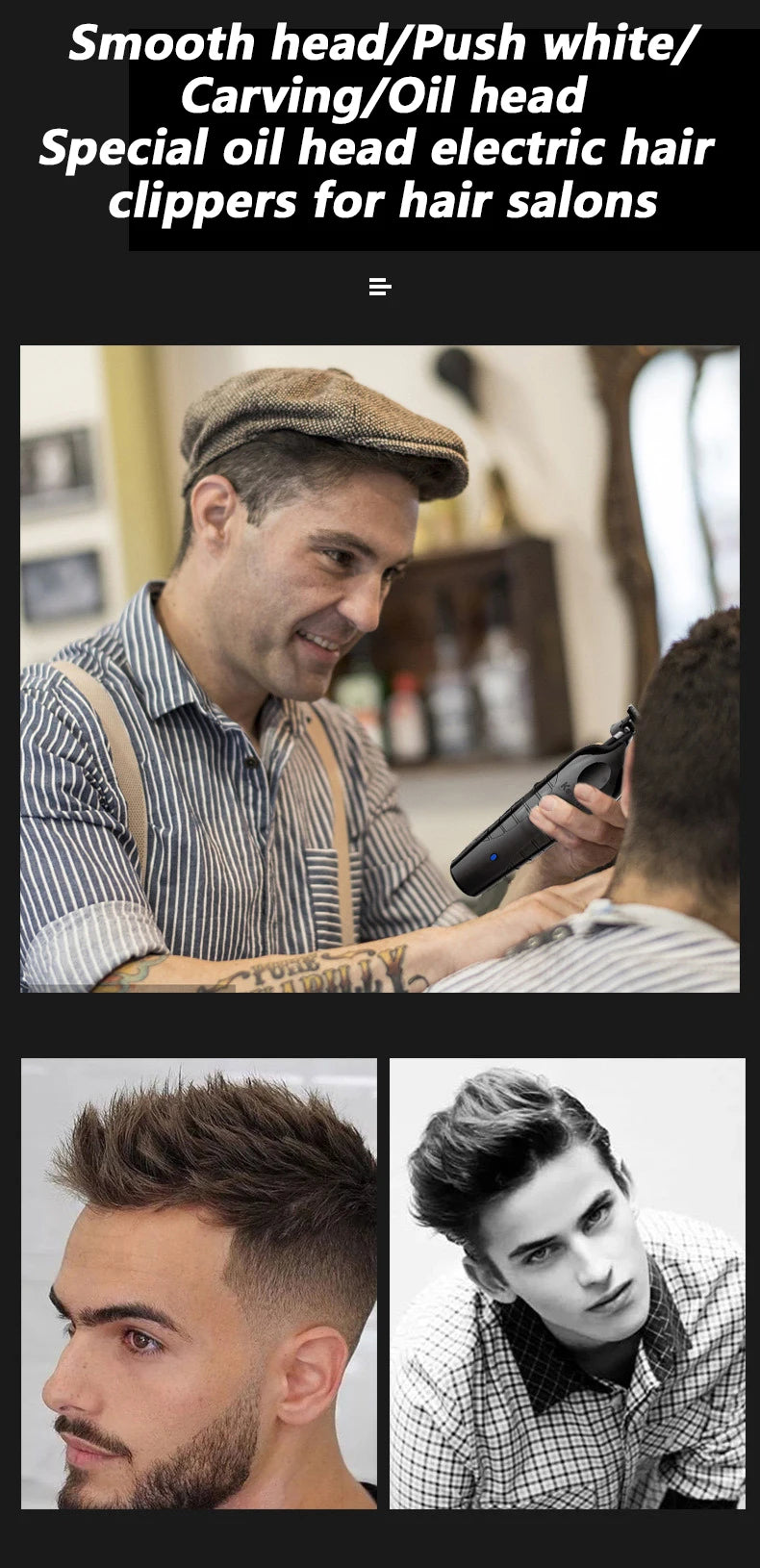 Kemei 2299 Barber Cordless Hair Trimmer 0mm Zero Gapped Carving Clipper  Professional Electric Finish Cutting Machine