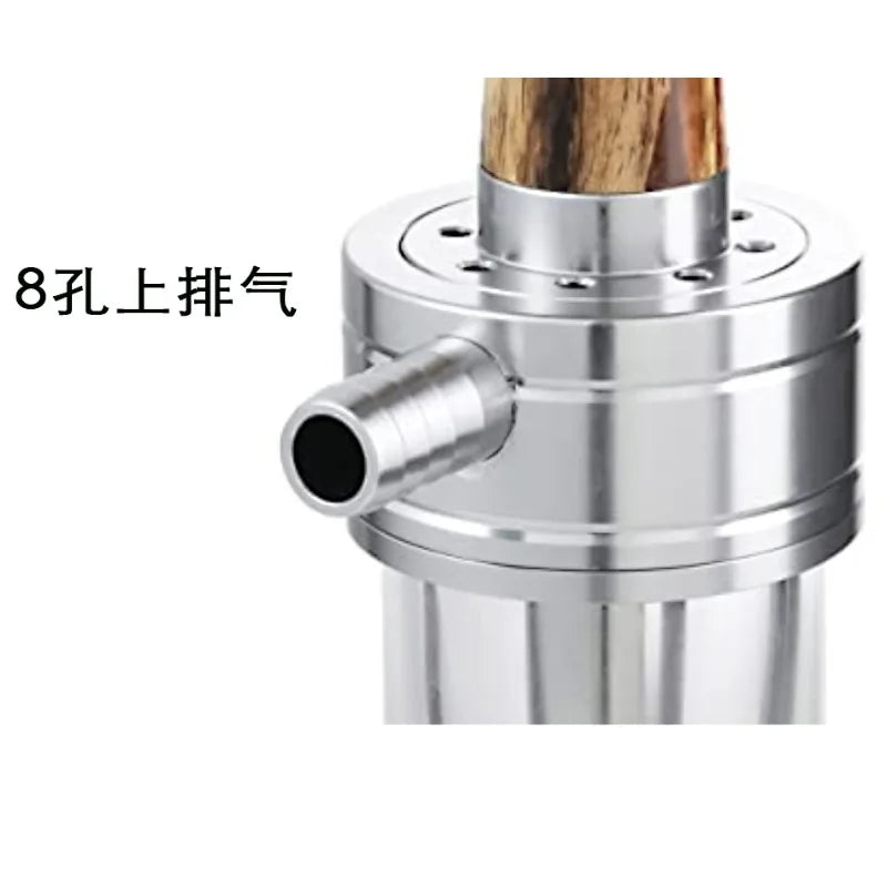 Arabian Shisha 8-hole Outlet Aluminum Alloy Hookah Set Smoking Set