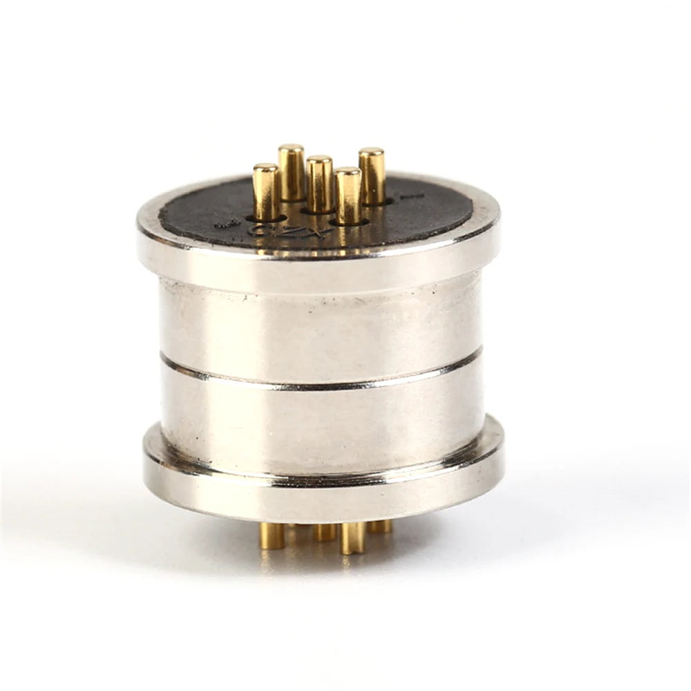 1Pair 2/3/4/5/6Pin waterproof high current magnet suction spring pogo pin male female probe DC power charging magnetic connector
