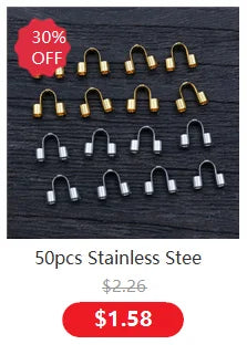 50pc/lot 14x9mm Horseshoe Charms 316 Stainless Steel Horse shoes Charms for necklace pendant charms Diy Jewelry Making
