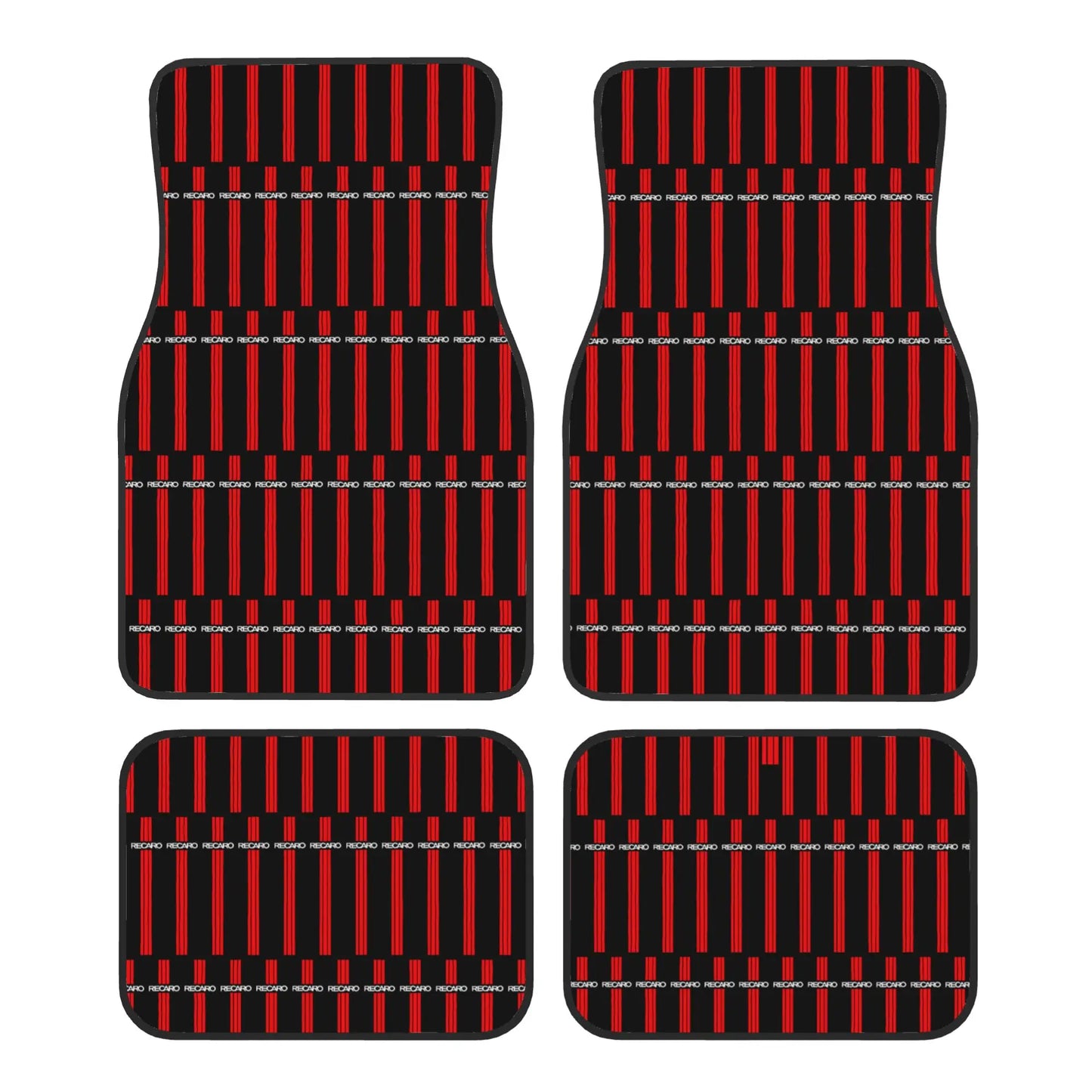 Crystal Velvet Car Floor Mats 4 Pcs Non-Slip Carpets Rugs Recaros  Universal Car Front Rear Carpets Foot Mats