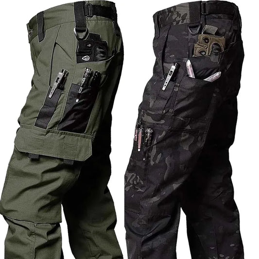 Tactical Pants Men Waterproof Combat Trousers Outdoor Hiking Hunting Clothes Multi-pocket Workwear Wear-resistant Cargo Pants