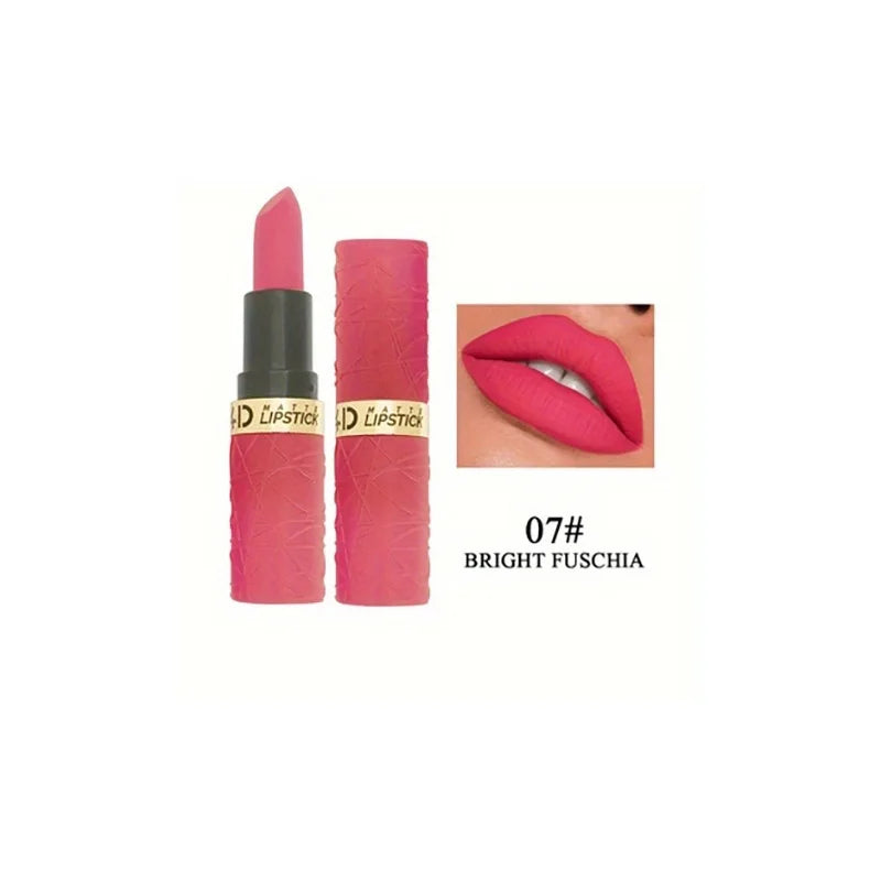 A set of 6 newly launched long-lasting brownish-red lipsticks