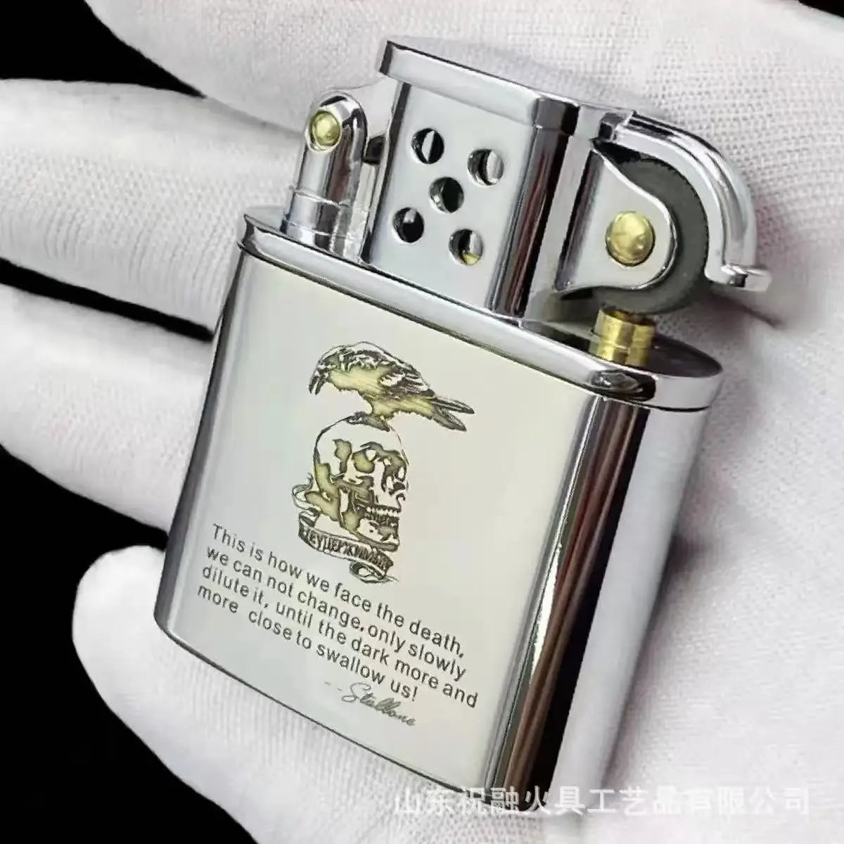 ZORO Vintage Metal Constantini Kerosine Lighter Flint Copper Oil Cigarette Lighter Antique Series Lighter