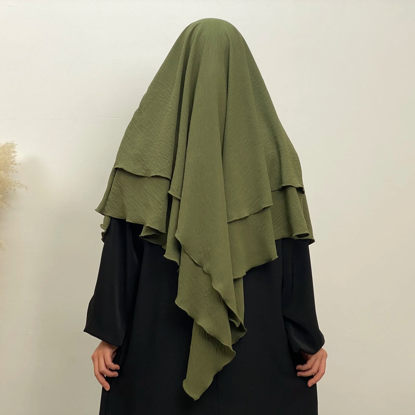 Islamic Clothing Women Muslim Plain Long Khimar Hijab Scarf Headcover Eid Prayer Garment Headdress Dubai Saudi Turkey Indonesia