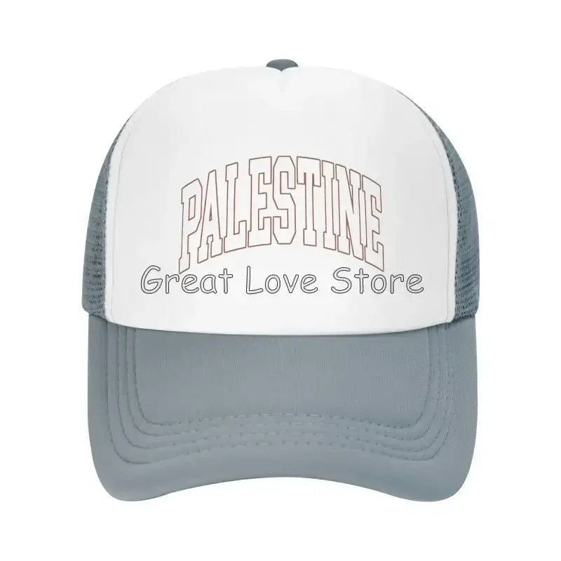 Palestine Flag Baseball Caps Breathable Mesh Cap for Women Men Summer Outdoor Casual Sun Protection Hat Adjustable Snapback Hat
