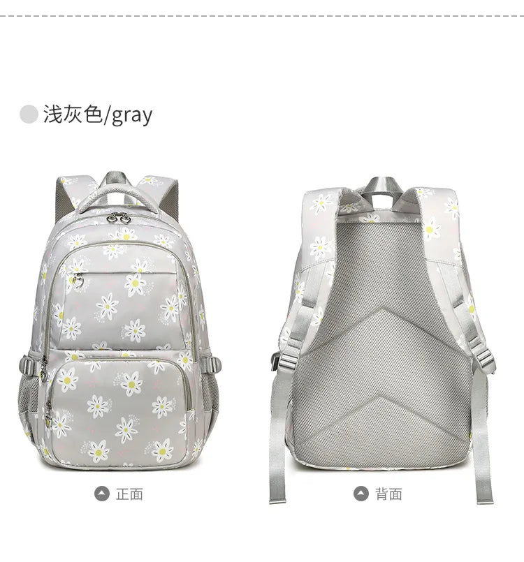 3 Pcs Set Children's Backpacks Cute Student School Bag for Teenage Girls Waterproof School bags With Lunch bag Pencil Case