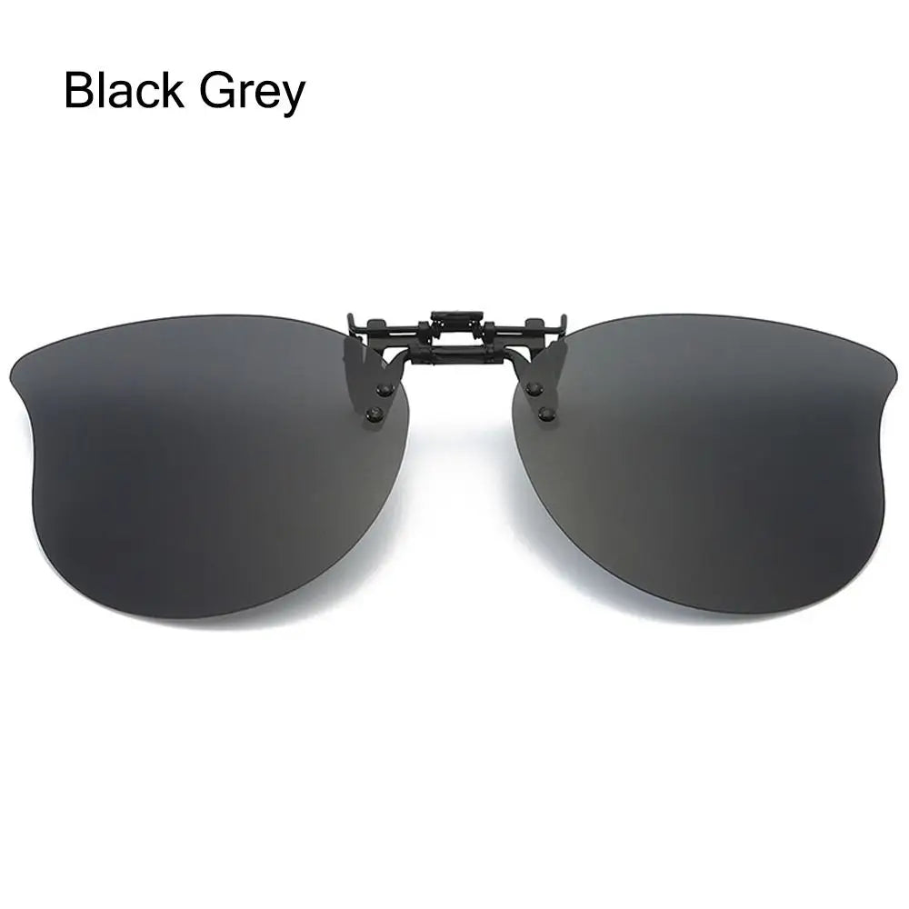 Polarized Clip On Sunglasses Over Prescription Glasses Ultra-Light UV400 Flip Up Sun Glasses Cat Eye Convenient Shades