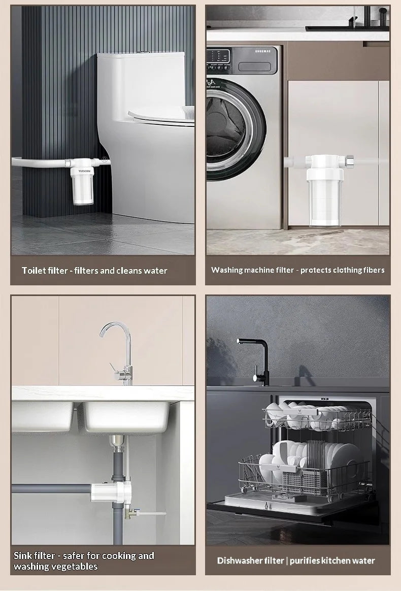 Water Heater Filter Washing Machine Pre-filter Tap Water Faucet Water Purifier Shower Bath Filter Cartridge PPF Cotton