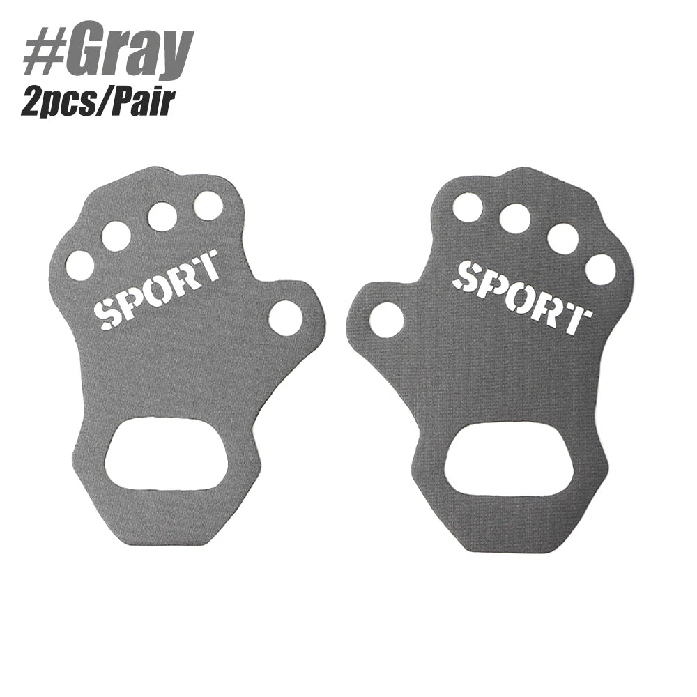 1Pair Workout Gloves Lifting Grips Cross Training Weightlifting Palm Grips Hand Protection For Home Gym Fitness Pull-Ups Durable