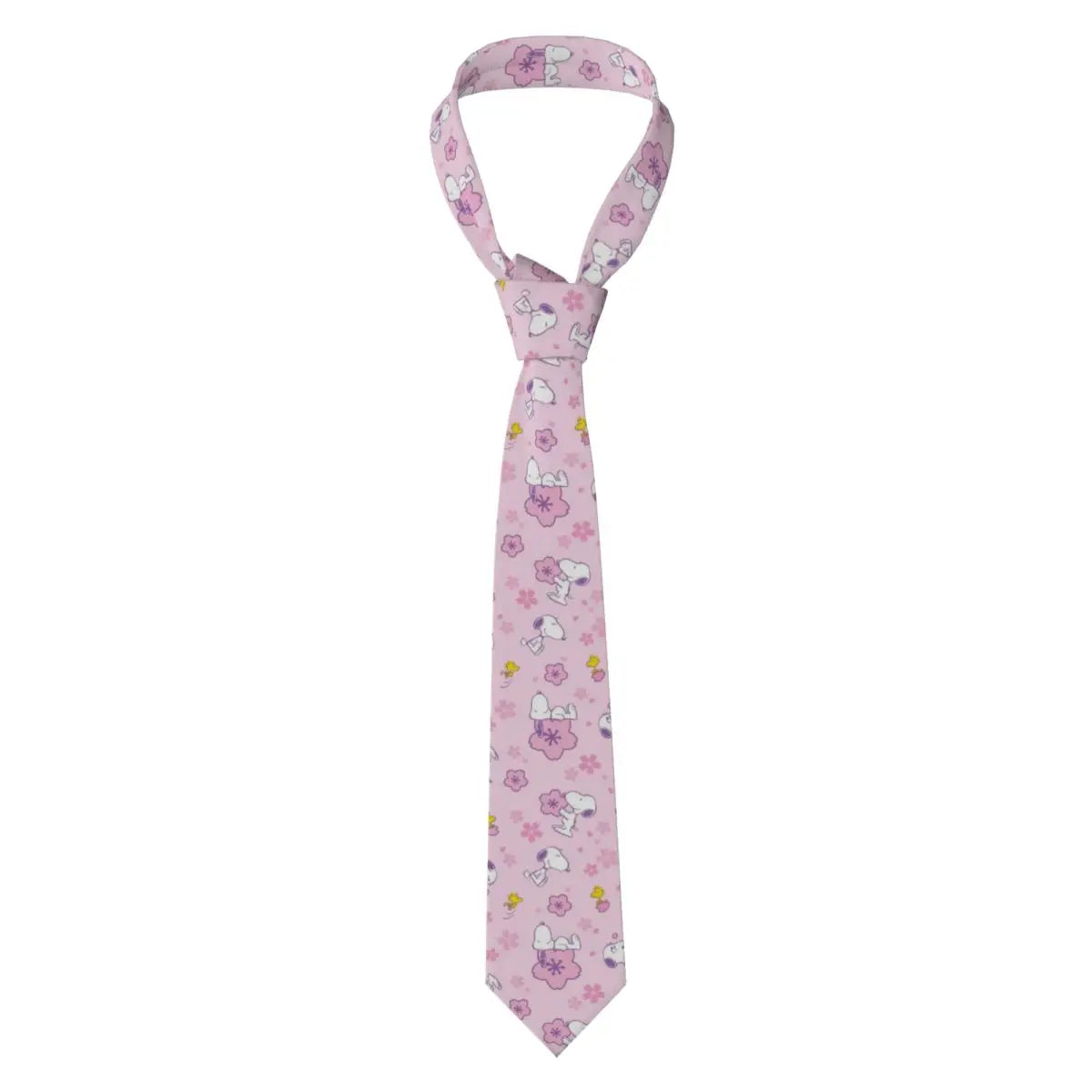 Personalized Fashion S-Snoopys Neckties Men Silk Cartoon Office Neck Tie