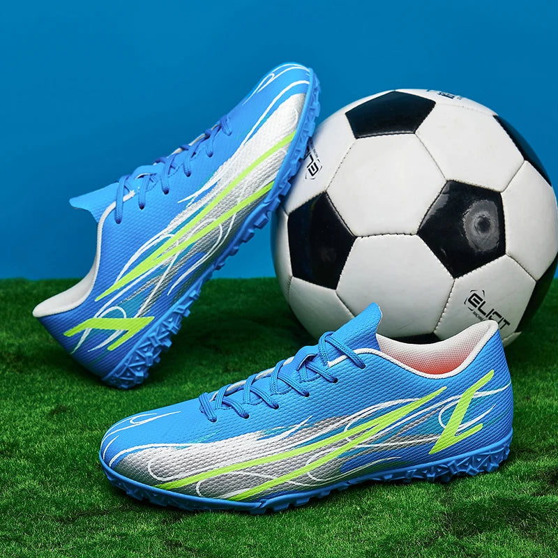 Large Size 46 47 Football Shoes for Men Training Sports Matches Artificial Grass TF Spike Cross-Border Shoe Male Footwear