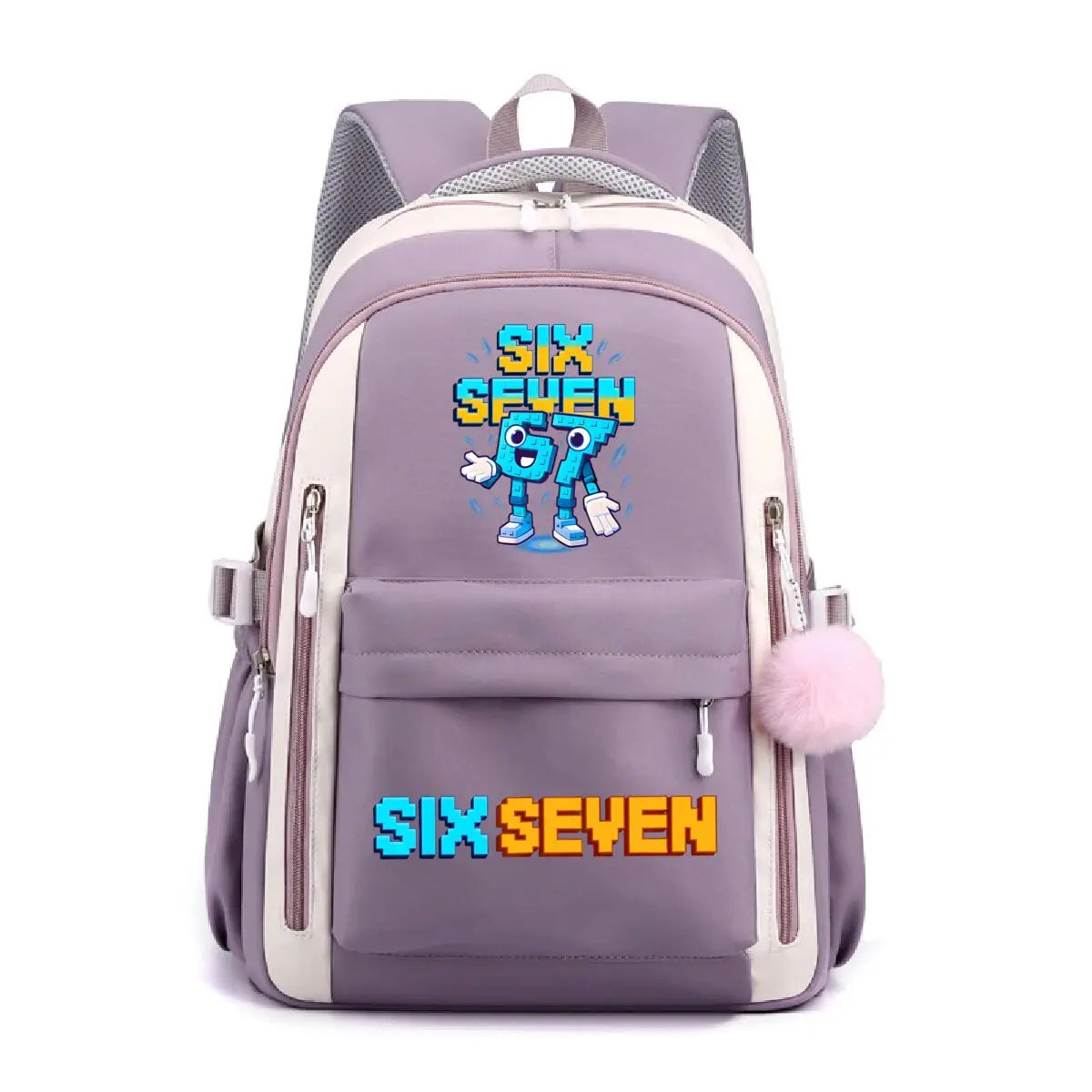 School Bags for Teenage Six Seven Graphic Italian Brainrot  Funny College Bag Waterproof Oxford Large Capacity Youth Backpacks
