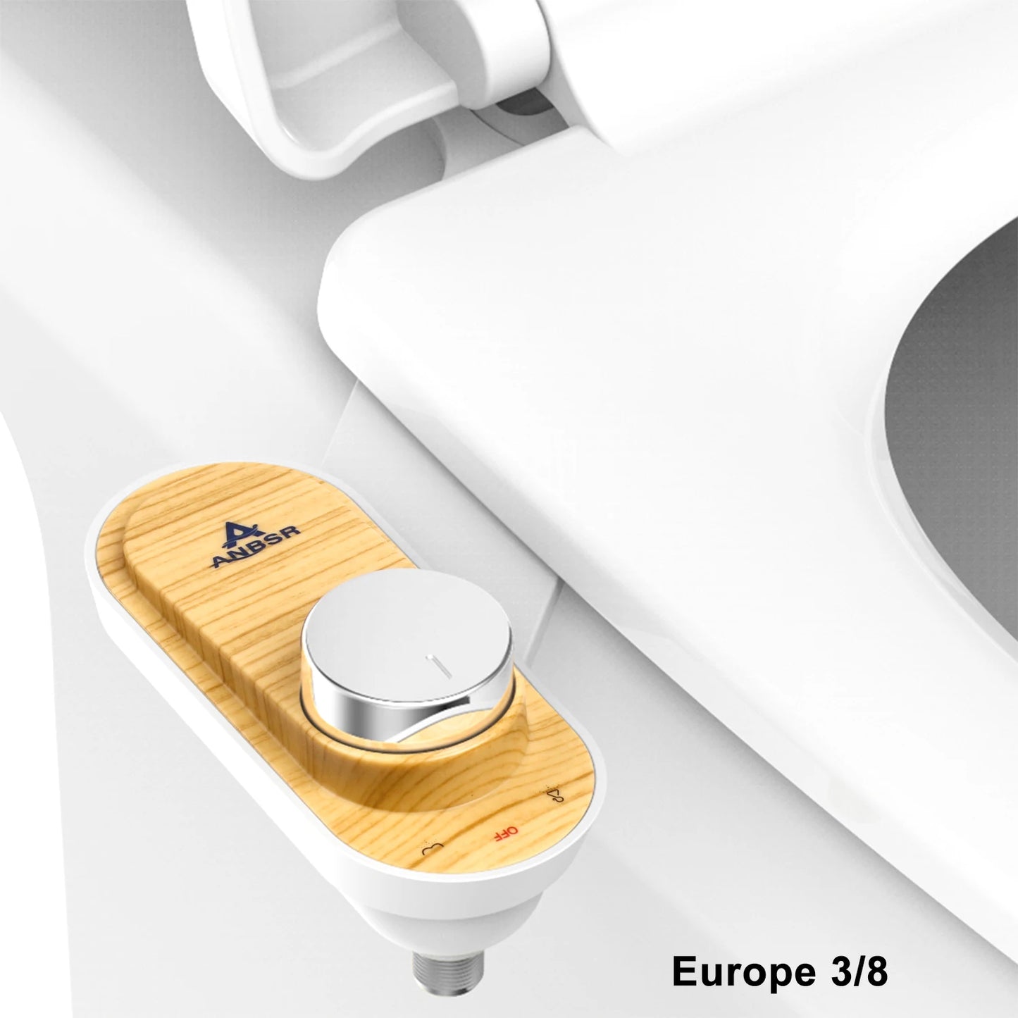 Bidet Attachment for Toilet - Dual Retractable Nozzles Bidet(Hygienic Rear & Feminine Wash) with Adjustable Water Pressure