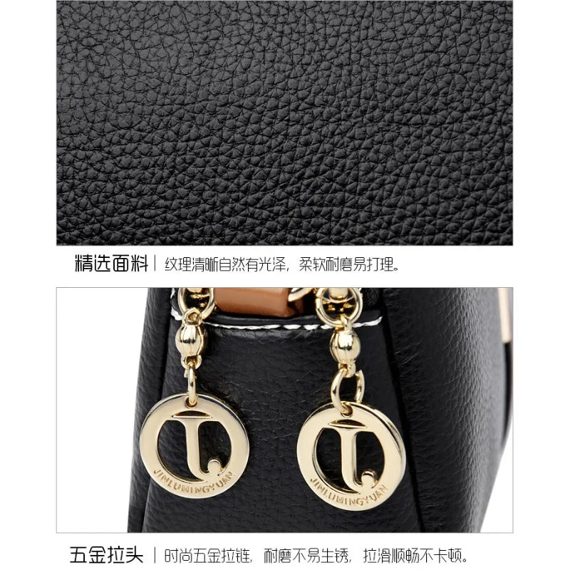 Women's bag 2025 new spring/summer shell bag, simple shoulder bag, zero wallet texture, western-style crossbody small bag