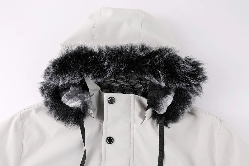 Winter Men Hooded Fur Collar Winter Coats Down Jackets High Quality Male Thicker Windproof  Warm Parkas Hombre Casual Jackets