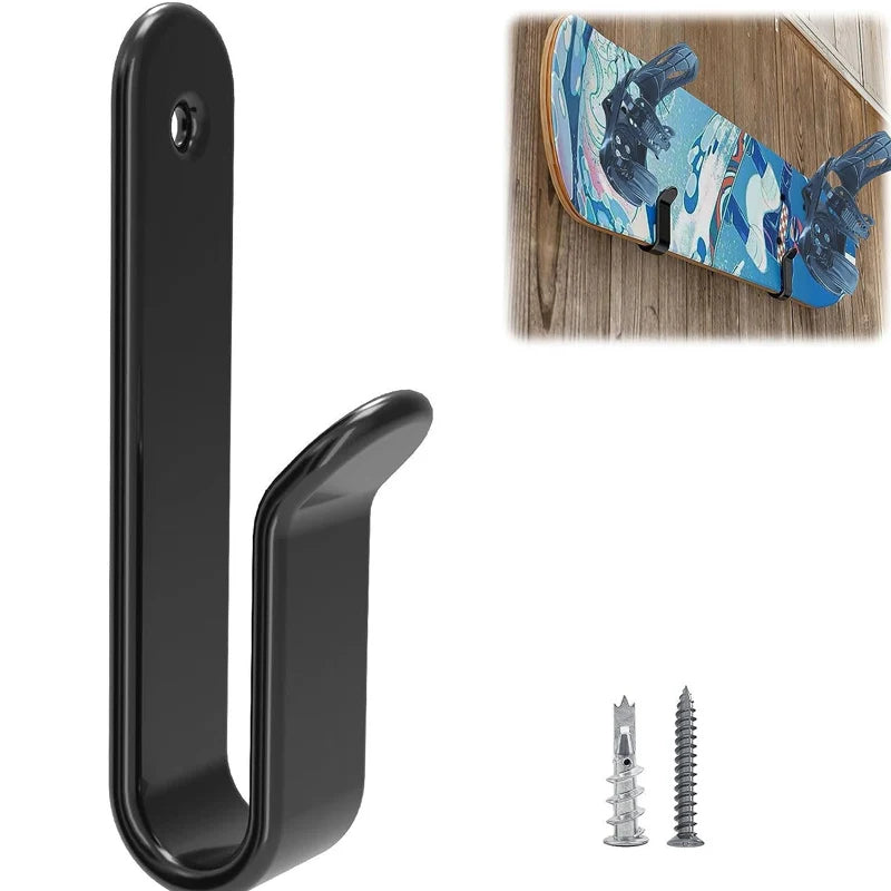 Universal Board Wall Mount Rack Stainless Steel Skate Surf Snowboard Longboard Wakeboard Storage Display Organizer Garage Home